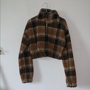 Half zip Cropped Fleece